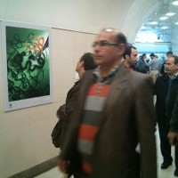 گزارش تصویری از نمایشگاه آثار نهضت مردمی پوستر انقلاب در متروی تهران